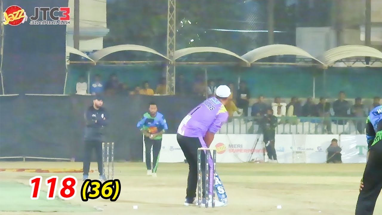 Most Thrilling Match Zebi Butt Hassan Penda Vs Awais Pathan Shoban 118 Runs Required From 36 Balls