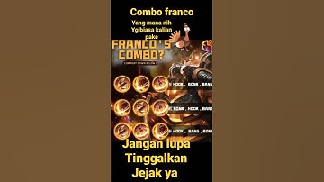 Combo Franco mlbb #shorts #mlbb #mobilelegends #franco #combo