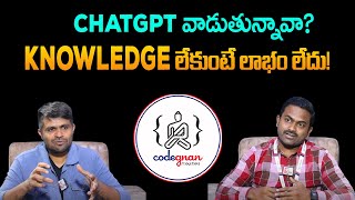 Codegnan Saketh Sir interview- Topic What is prompt engineering With logo