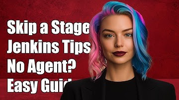 How to Skip a Stage in Jenkins Pipeline Without Invoking an Agent