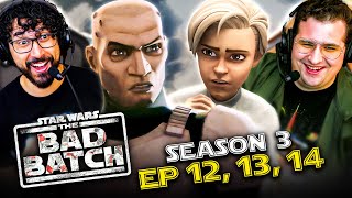 BAD BATCH SEASON 3 Episode 12, 13, \& 14 REACTION!! Star Wars Breakdown \& Review | Final Season