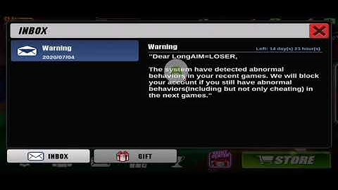 Last reports before get warning again in the 3D pool ball game(strange evaluation)