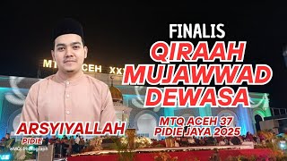Arsyiyallah Fimalis Qiraah Sab'ah Mujawwad Dewasa #mtqaceh #mtq2025 #qiraat #quran #quranrecitation