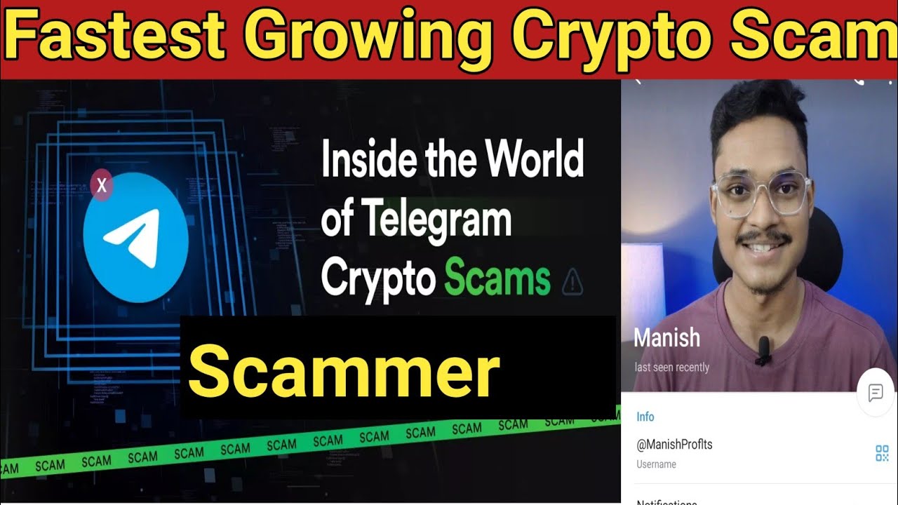 Biggest Telegram स्कैम ⚠️ Exposed: Horrible telegram Prevention Tips /  Manish Patel Crypto Scammer
