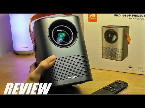 REVIEW: Meauro APT01 1080P FHD Smart Mini Projector! Wi-Fi + Bluetooth + Android OS