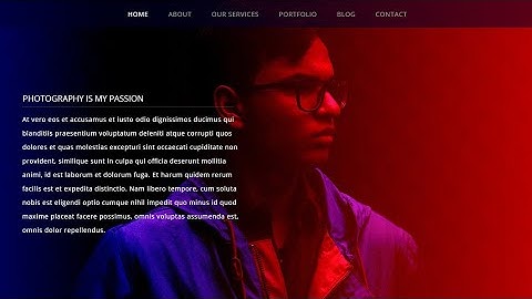 Creative portfolio website with Animation using HTML & CSS -2