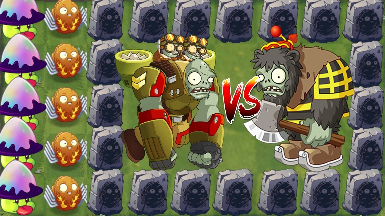 MAX LEVEL PLANTS VS GARGANTUARS PRISON Battle Power Up! Plants vs Zombies 2 Mods