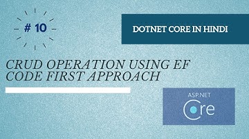 #10 CRUD Application with ASP.NET Core 3.1 using  Entity Framework In Visual Studio 2019 #rctechlife