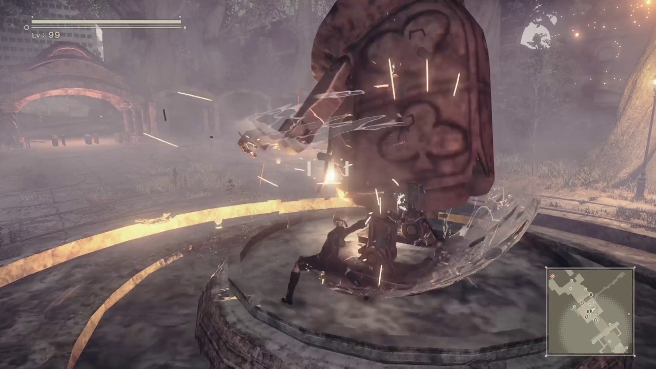 Nier Automata 遊園地廃墟の黄金ウサギロボ 強化パーツ 大 Youtube