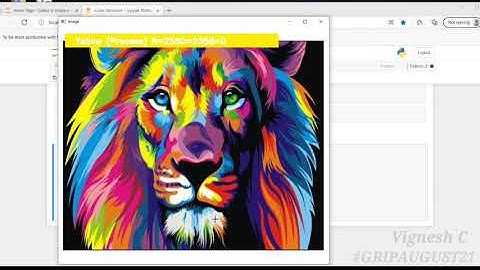 Color Identification in Images || The Sparks Foundation IOT and Computer Vision Internship || Task 2