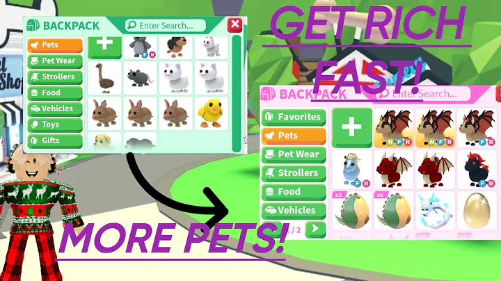 How to grow your inventory and get RICH FAST in Adopt Me