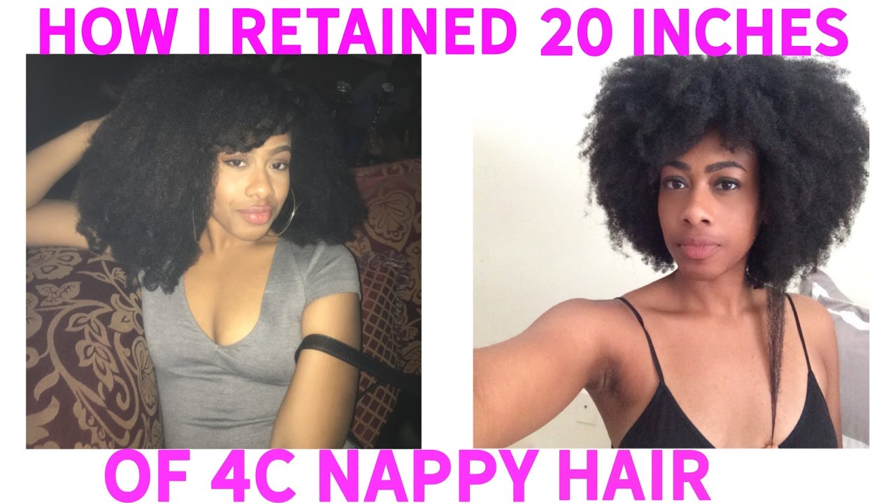 How I Grow My 4C Hair And Retain Length YouTube