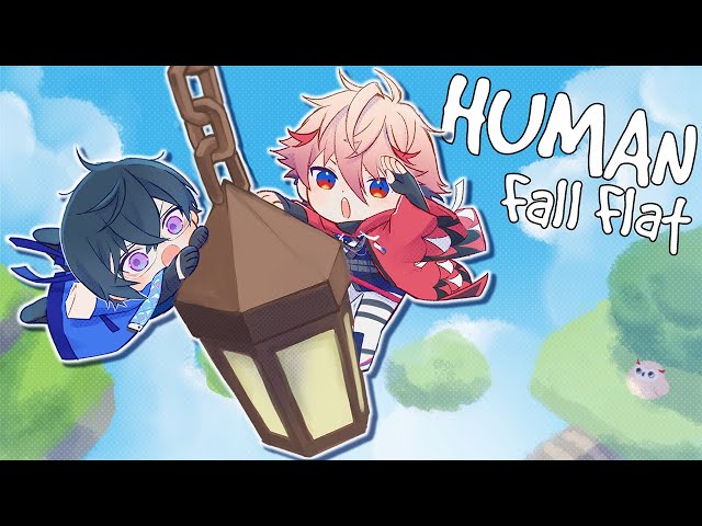 Room 4Sで協力して『Human : Fall Flat』…！！【四季凪アキラ/セラフ・ダズルガーデン/VOLTACATION/にじさんじ】のサムネイル