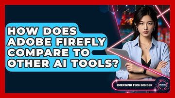 How Does Adobe Firefly Compare To Other AI Tools? - Emerging Tech Insider
