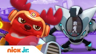 Deer Squad Stop a PUPPY ROBOT! | Nick Jr.