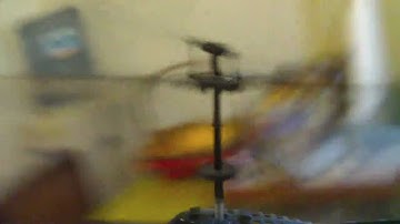 Flybar Gyroscopic Lag Simulation #2 - Effects on full pitch and roll transitions