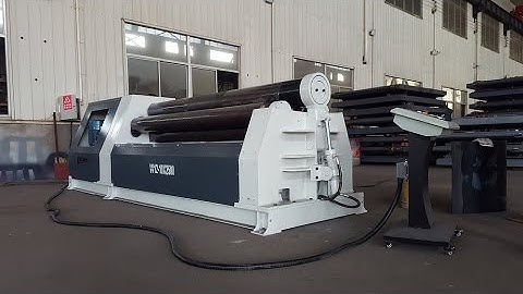 CNC 4-roller Bending Machine/ four roller rolling Machine W12-12x2000mm for China KRRASS