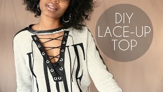 lace up jersey tutorial｜TikTok Search
