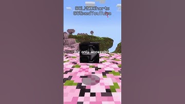 What is the most unknown Minecraft block? #minecraft #shorts