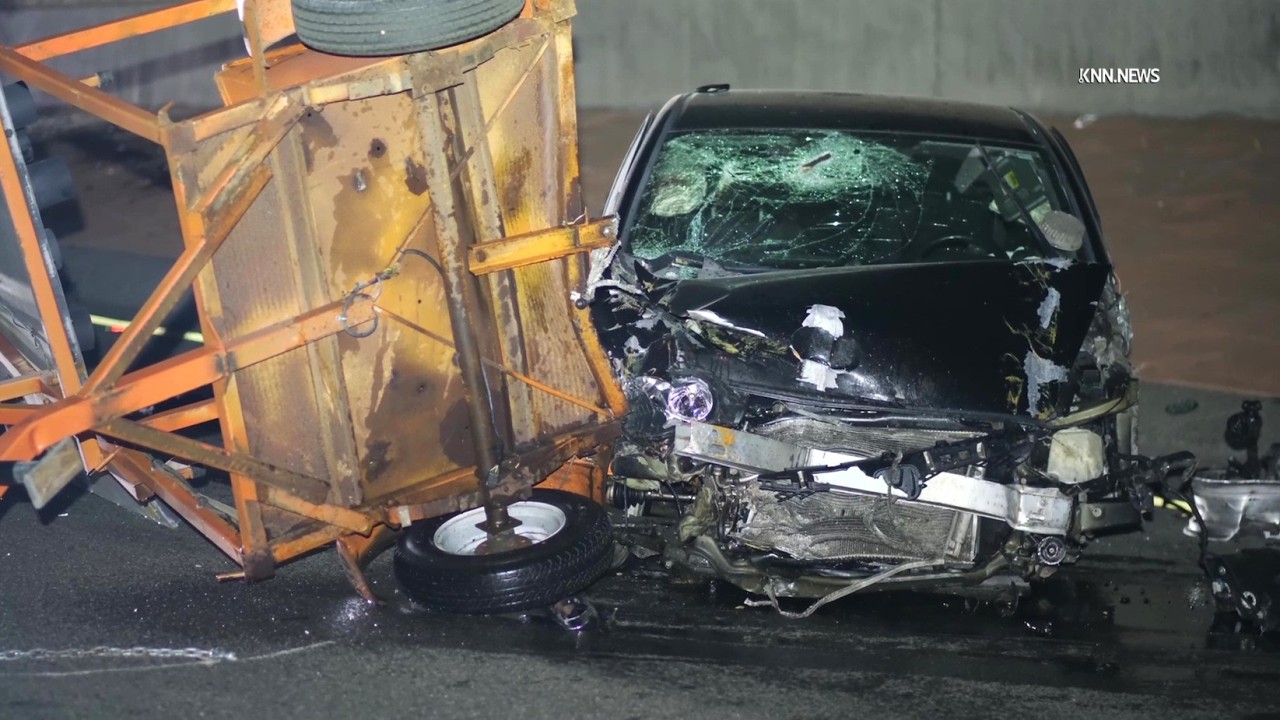 Single-Vehicle Crash Closes Freeway Exit Ramp in Burbank