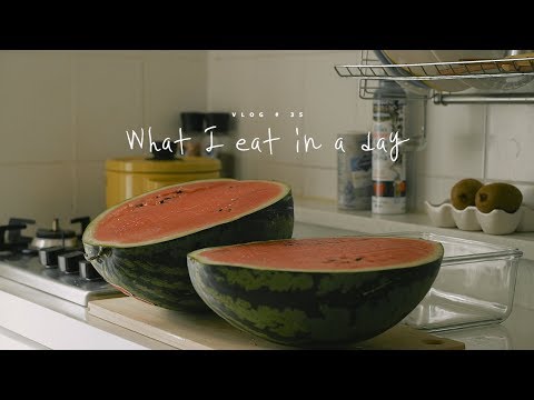 [SUB] VLOG #<strong>35</strong> 하루세끼, 오버나이트 오트밀과 당근라페(with 삼성 비스포크 냉장고) : What I eat in a <strong>day</strong> | Honeykki 꿀키