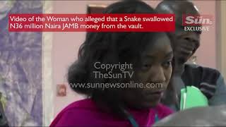 N36 Million Swallowed by Snake in Jamb Office  Video Finally Released by FG