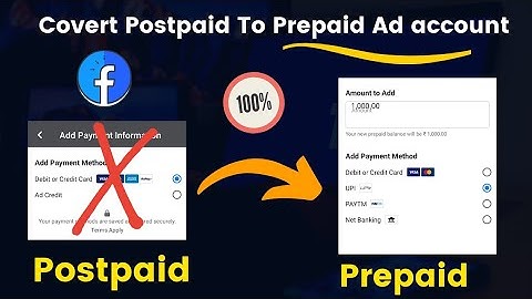 How to Convert Facebook Postpaid Ad Account To Prepaid।। Automatic payment problem Solved