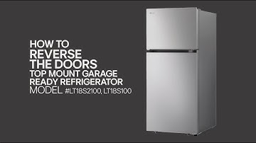 LG Refrigerators] How to Reverse the Doors - Top Mount Refrigerator
