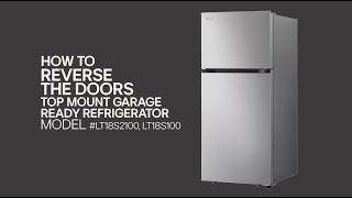 LG Refrigerators] How to Reverse the Doors - Top Mount Refrigerator