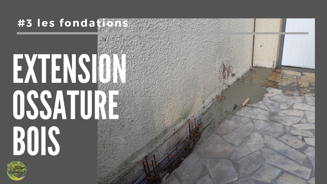Extension ossature bois 3 les fondations YouTube — free download