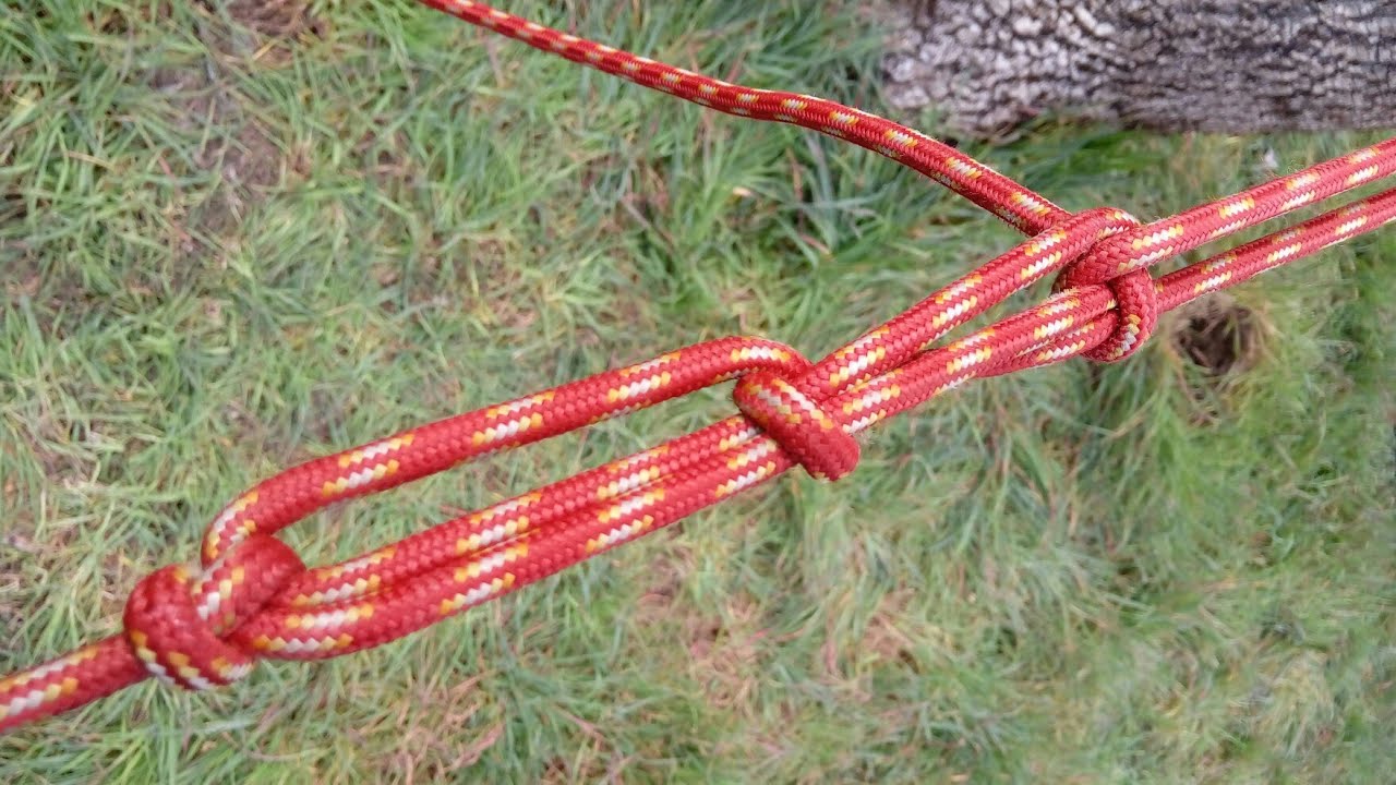 Cuerdas - 16 - Nudo tensor para unir extremos de la misma cuerda (tendedero)  - Ropes 