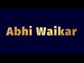 New intro for new production house abhi waikar films join us