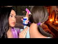 ASMR Mom Gives U Lice Check + Back Scratch & Tracing (Ur Sick🤒) Hair Play, Scalp Scratching, gum 