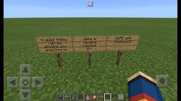 MCPE how to make a working vending machine no mods