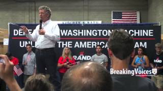 Presidential candidate Sen. Rand Paul Talks In Chicago Part 4 by BreakingVoices.com 22 views 8 years ago 1 minute, 45 seconds