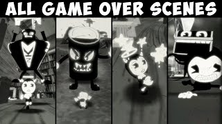 Bendy in Nightmare Run - All Game Over Scenes / Animations (Android Game) Resimi