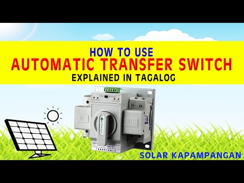 Video: Ano ang automatic transfer switch Paano ito gumagana?
