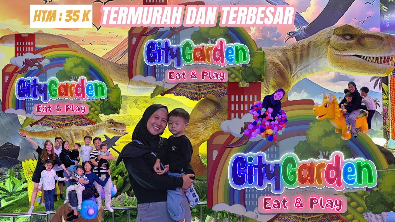 CITY GARDEN EAT AND PLAY POLLUX MALL CIKARANG BEKASI | PLAYGROUND INDOOR TERBARU DAN TERMURAH