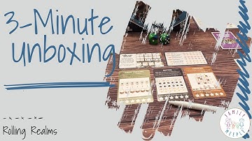 Rolling Realms - 3-Minute Unboxing