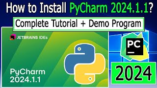 How to install PyCharm 2024 on Windows 10/11 [ 2024 Update ] Complete Step by Step Installation