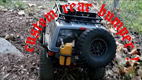 Axial Cherokee RTR sxc10 ii first run with new rear bumper