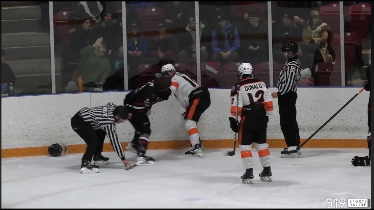 GOHL - Fort Erie Meteors против Cambridge RedHawks