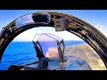 LSO Landing Signal Officer & Hornet Pilot Carrier Approach Views