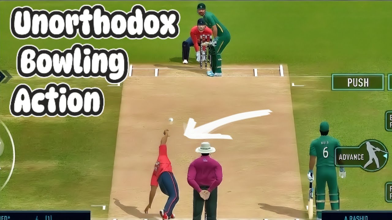 Unorthodox Bowling Action| 6 Varieties| @AdeelGaming001 - YouTube