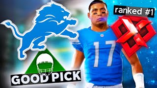 We Got The #1 Player in the Draft! Madden 22 Lions Franchise Offseason + NFL Draft