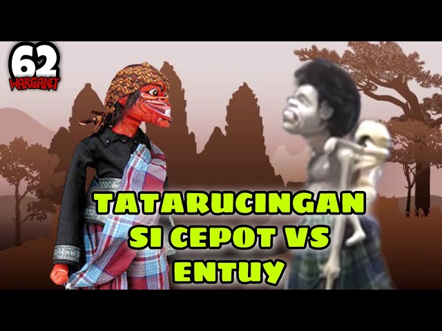 TATARUCINGAN CEPOT VS ENTUY - BOBODORAN WAYANG GOLEK LUCU BAHASA INDONESIA class=