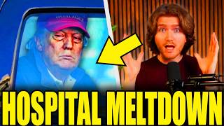 Trump Tantrums After Caught Rushing To Hospital