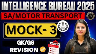 IB MOTOR TRANSPORT | MOCK 3 | GK GS | IB SA/MT | Fariha Ma'am