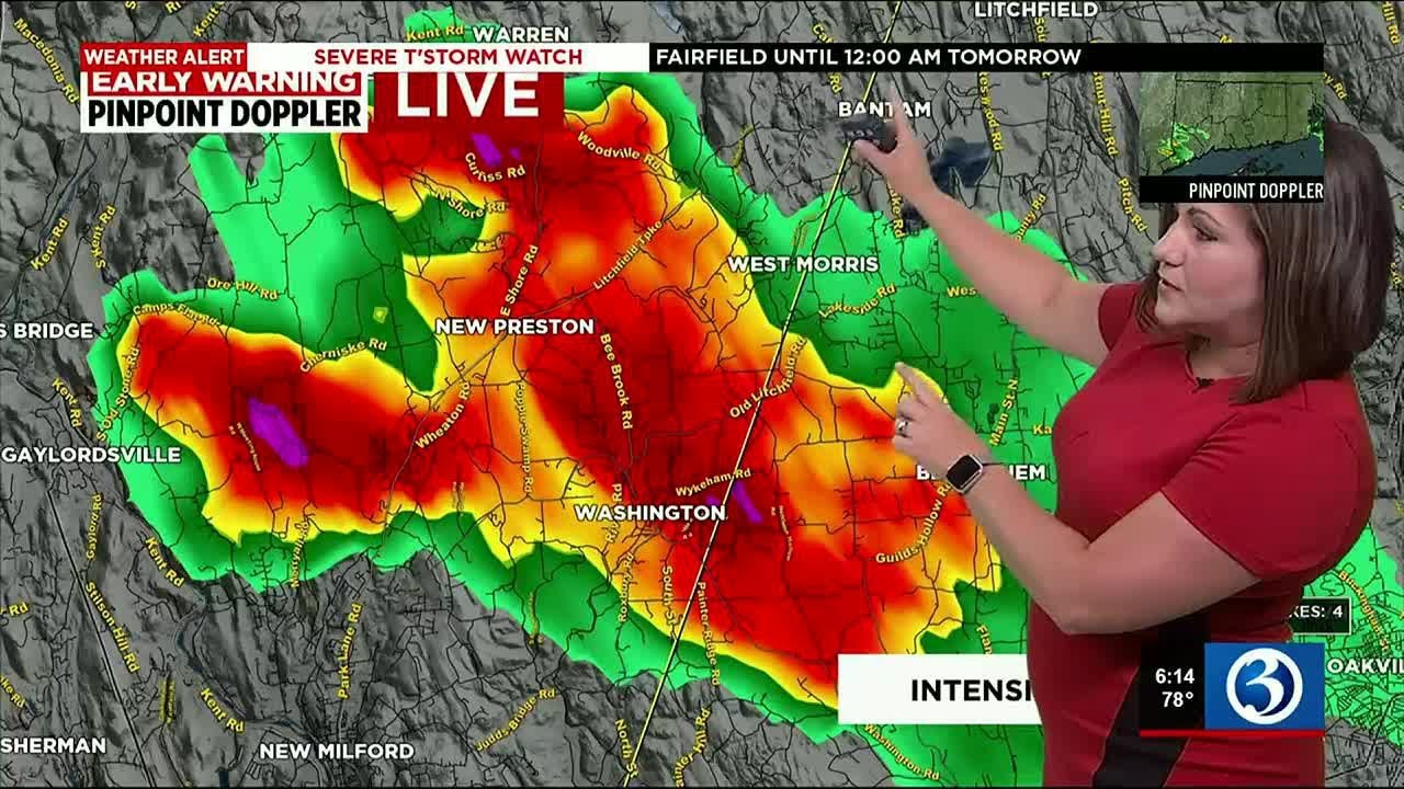 FORECAST: An ALERT for strong storms and heavy rainfall tonight - YouTube