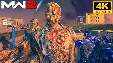 MODERN WARFARE 3 ZOMBIES (OPEN WORLD)  - RED ZONE AND DARK AETHER 4K Gameplay (No Commentary)